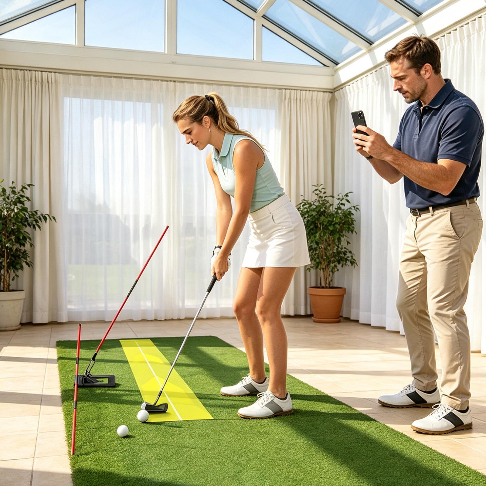 Entrenador de golf con ángulo  - Golf Equipment Beginners reseña y precio