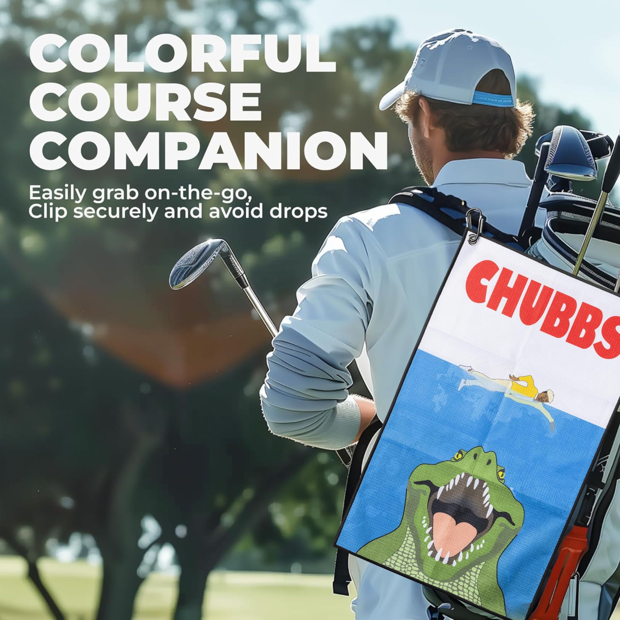 Toalla de golf Fun Happy Gilmo - Golf Equipment Stores reseña y precio